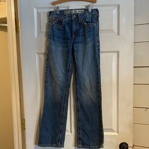 Ariat boys Relaxed Straight-Leg Medium Wash Jeans size 12